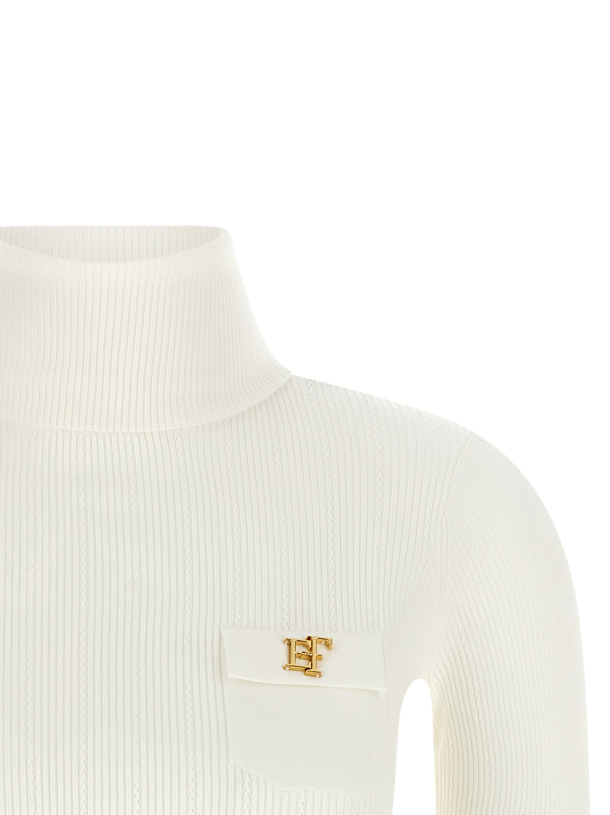 Gilet blanc en lycra Elisabetta Franchi