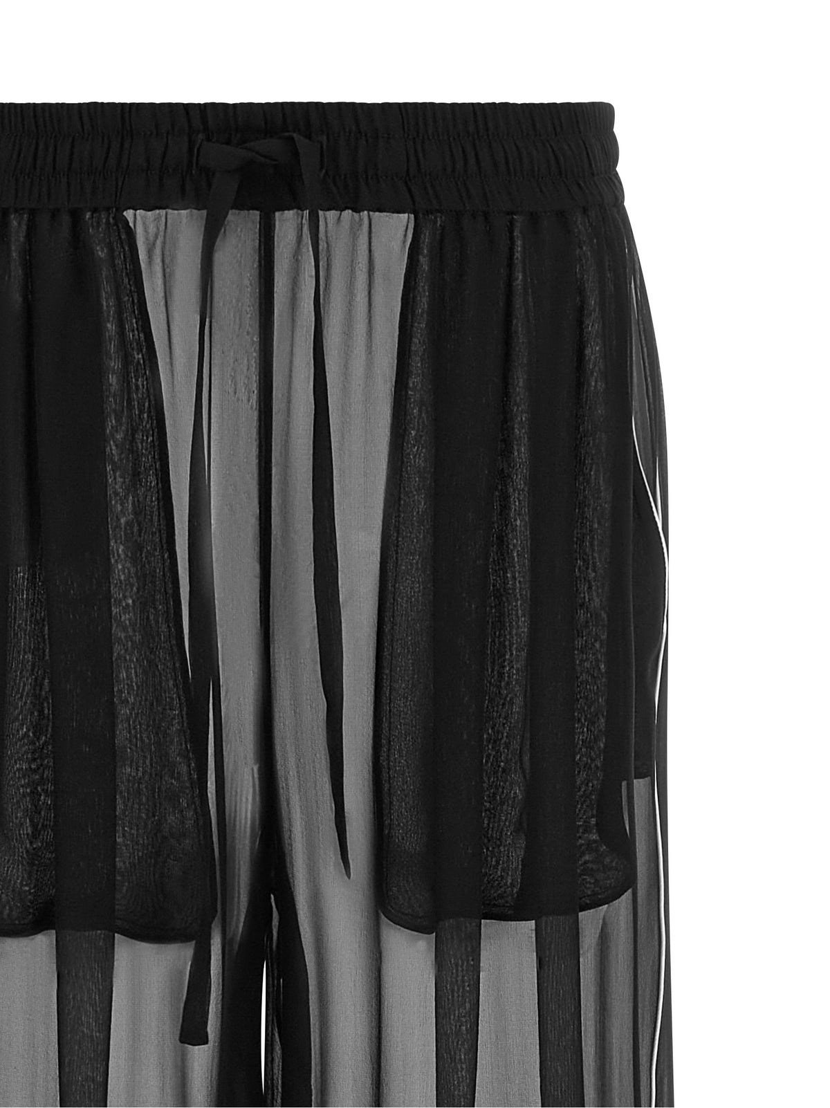 Pantalon décontracté Dolce & Gabbana en soie noire