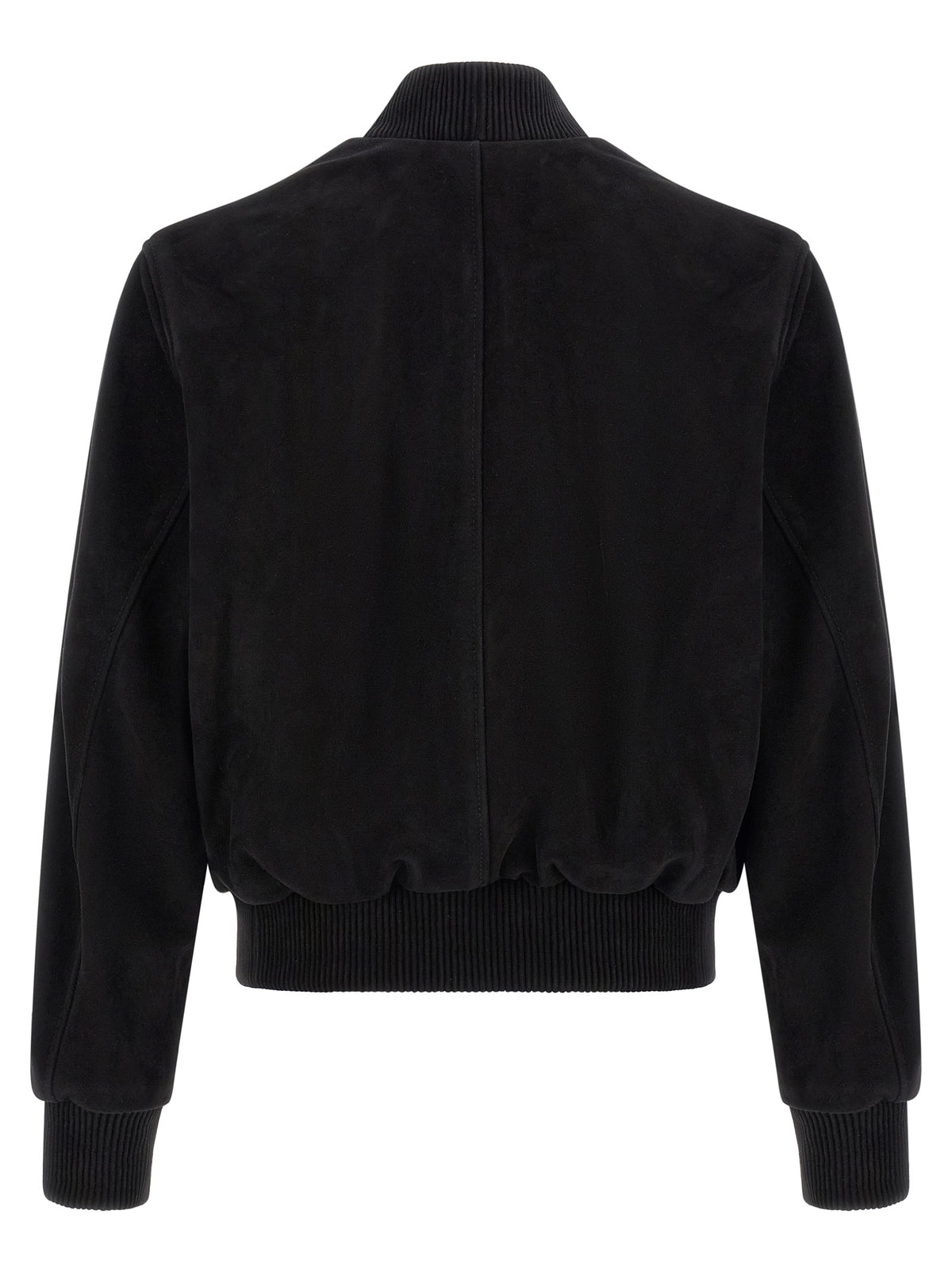 Blouson bomber Ami Paris en chevreau noir