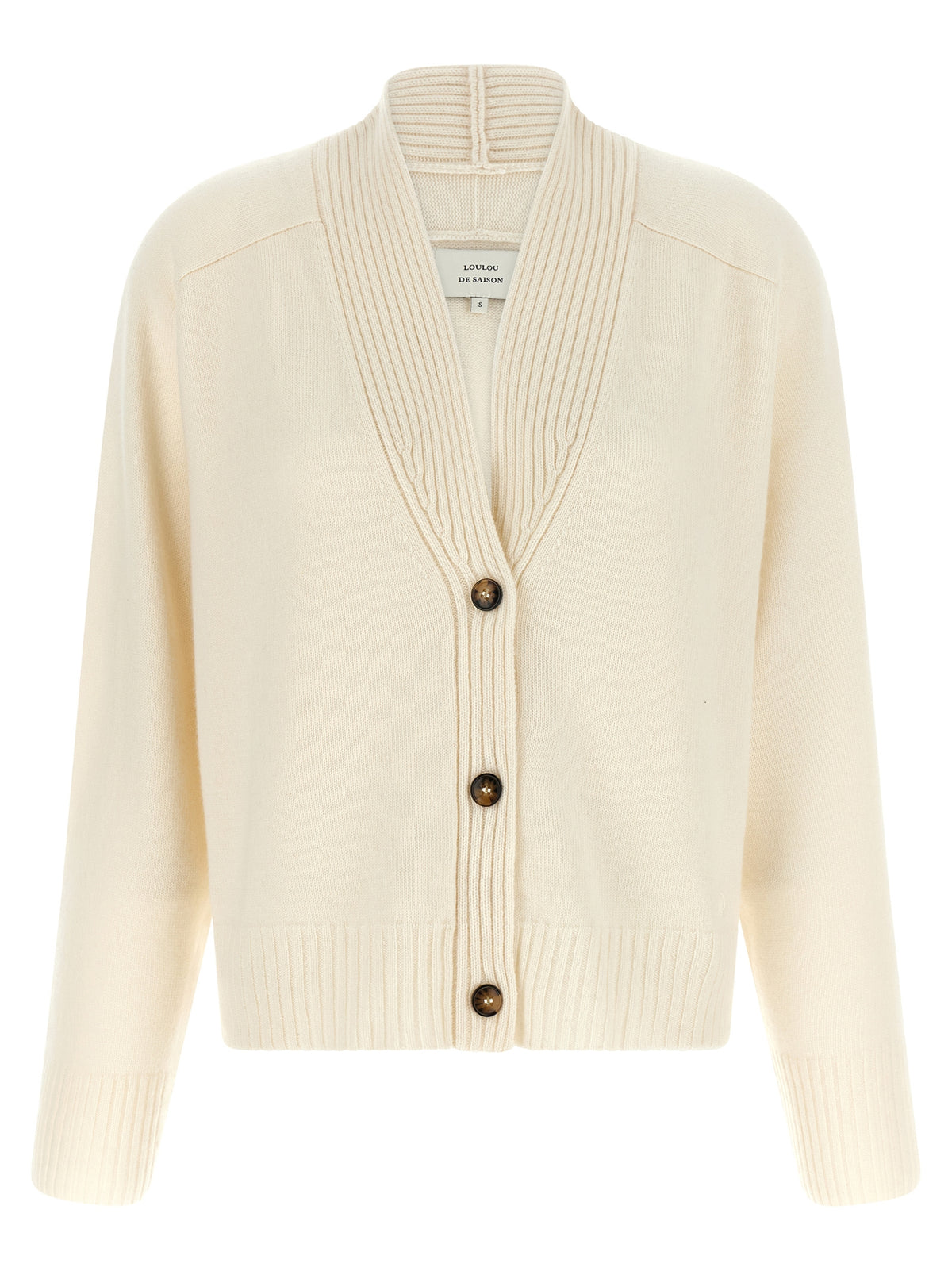 Gilet en cachemire blanc Loulou De Saison