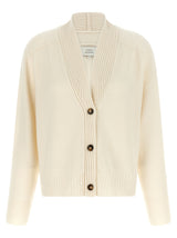 Gilet en cachemire blanc Loulou De Saison