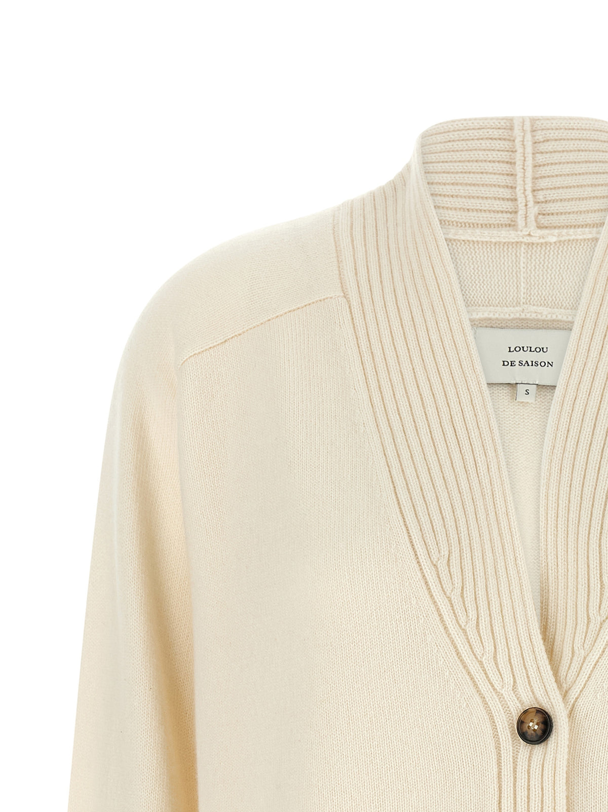 Gilet en cachemire blanc Loulou De Saison