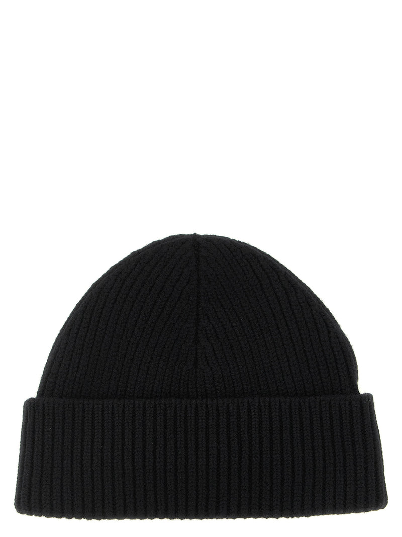 Ami Paris Black Wool Beanie