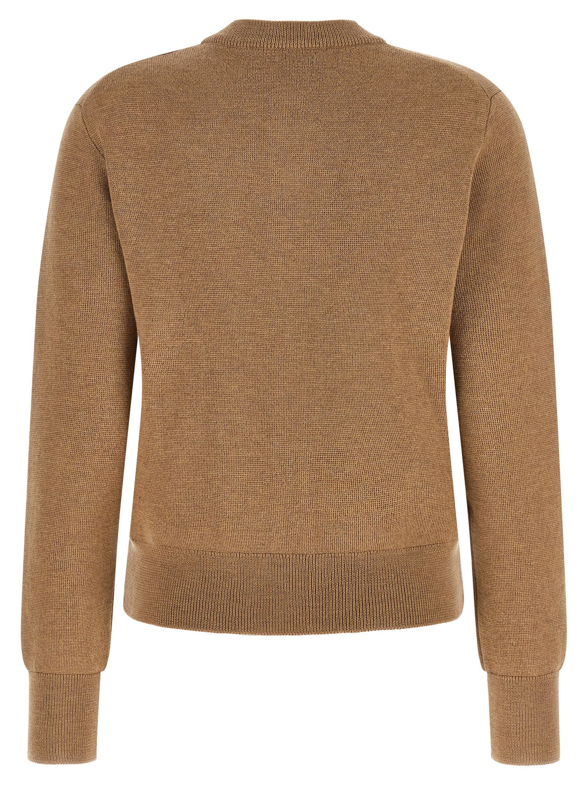 Cardigan en laine beige Ami Paris