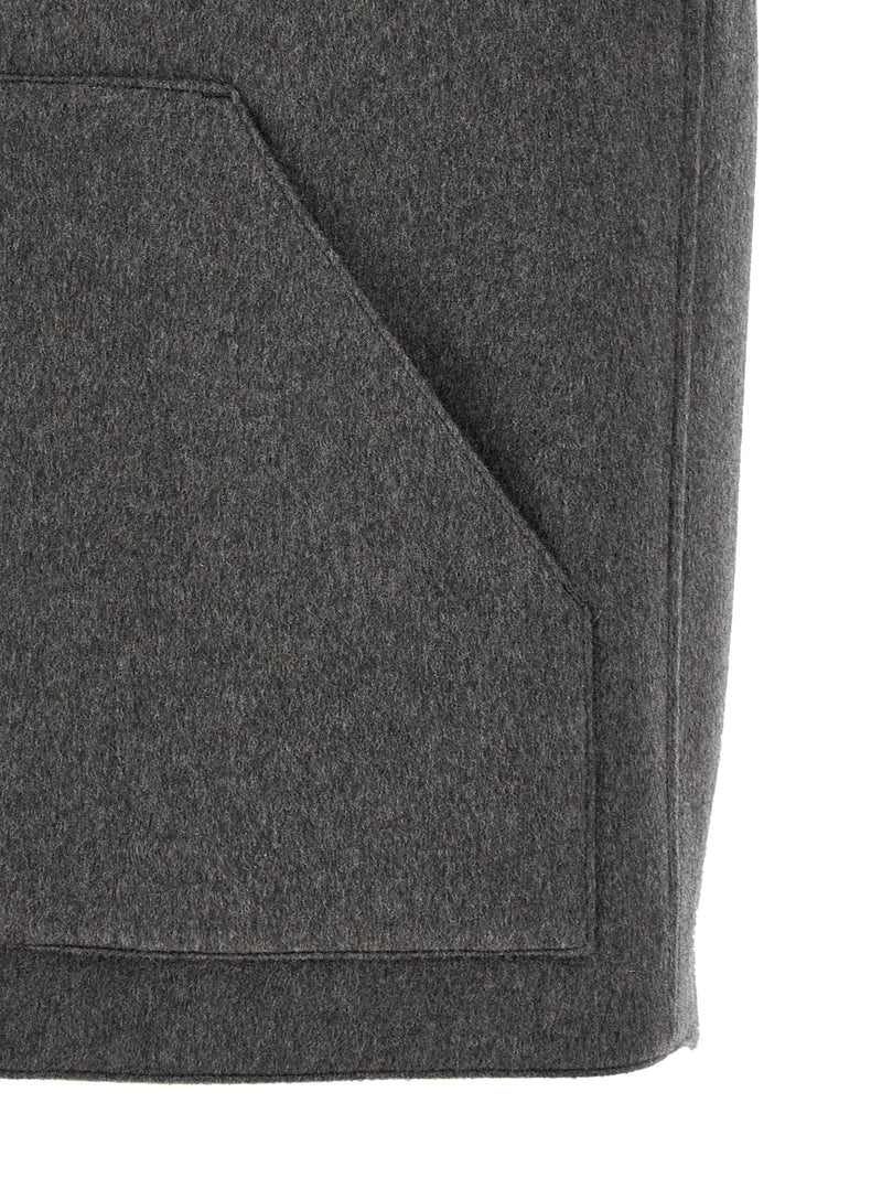 Lardini Gray Virgin Wool Sleeveless Jacket