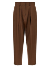 Pantalon décontracté Gianluca Capannolo en laine beige