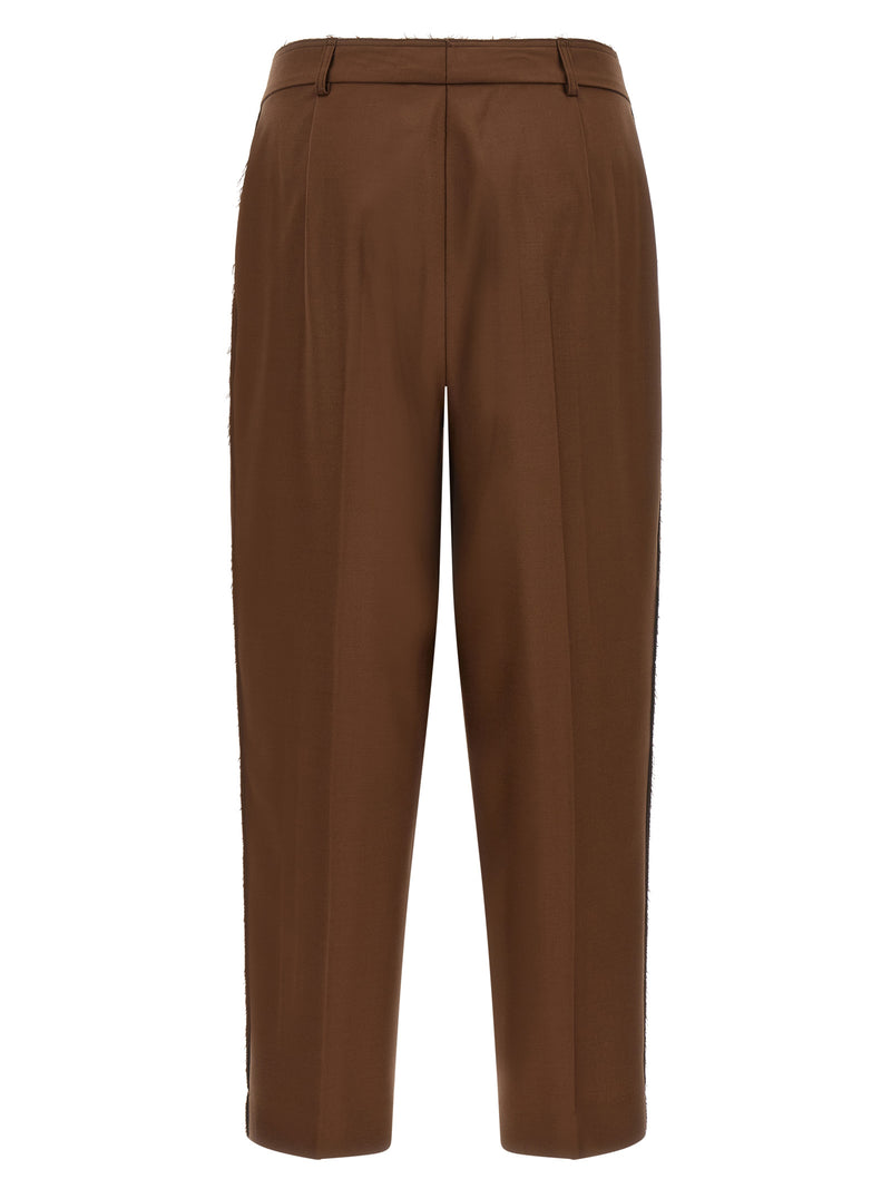 Gianluca Capannolo Beige Wool Casual Pants