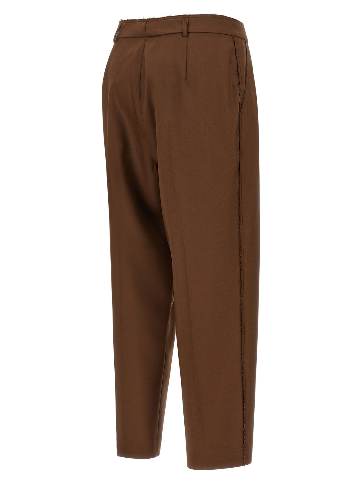 Pantalon décontracté Gianluca Capannolo en laine beige