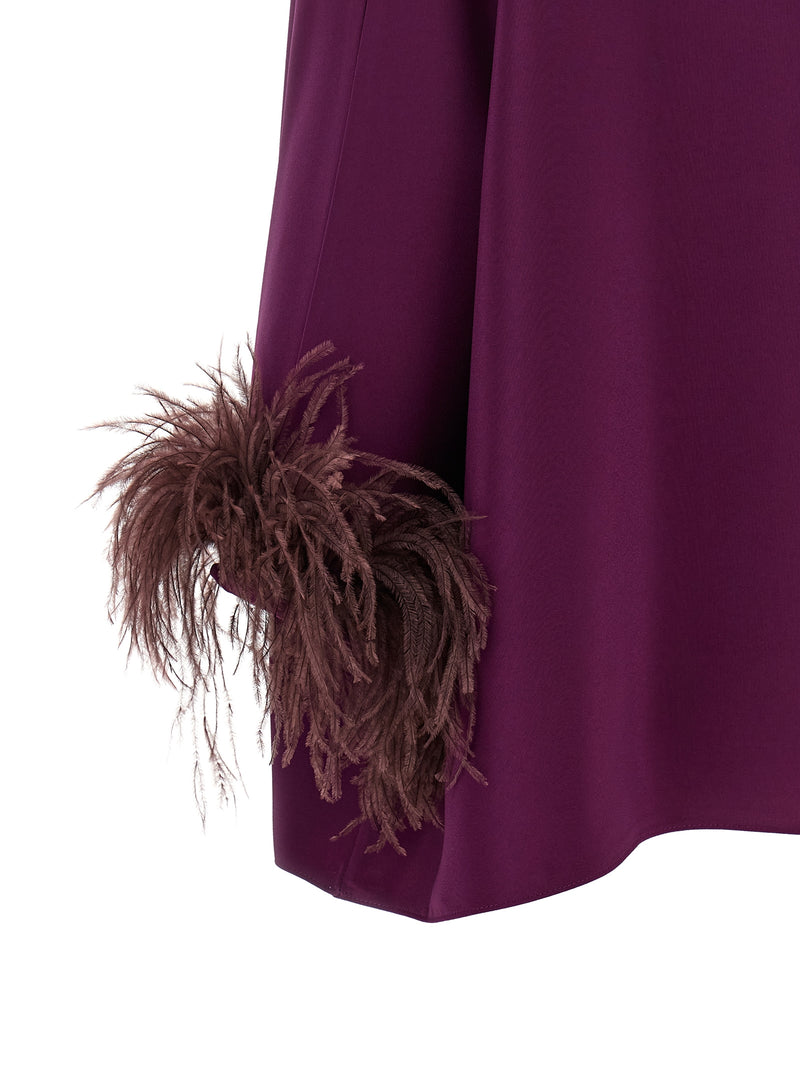 Gianluca Capannolo Purple Viscose Blouse
