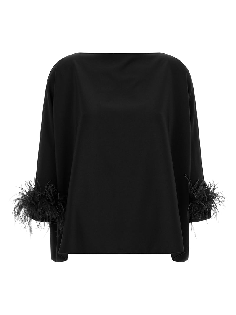 Gianluca Capannolo Black Viscose Blouse