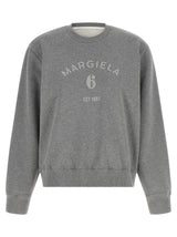 MM6 Maison Margiela Gray Cotton Sweatshirt