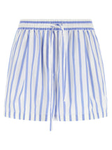 Shorts Bermuda en coton bleu Dolce & Gabbana