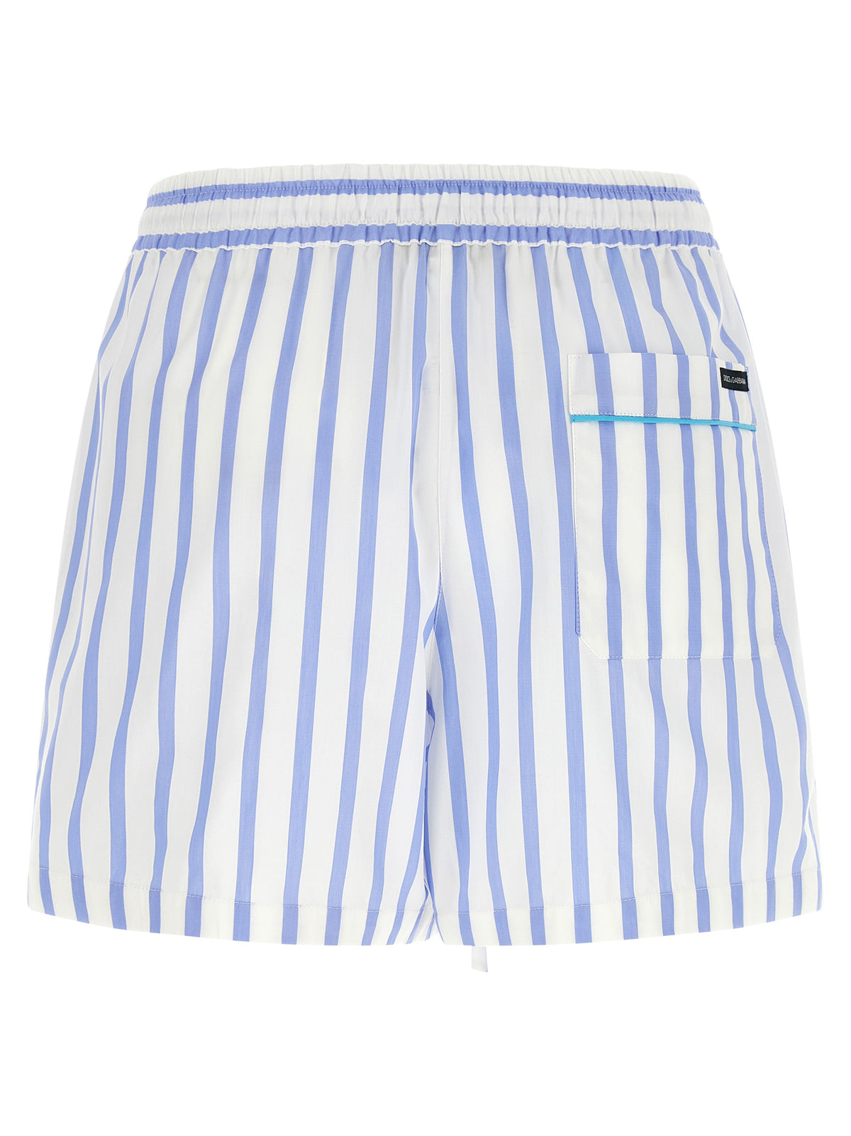Shorts Bermuda en coton bleu Dolce & Gabbana