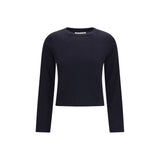 T-shirt manches longues en coton bleu Extreme Cashmere