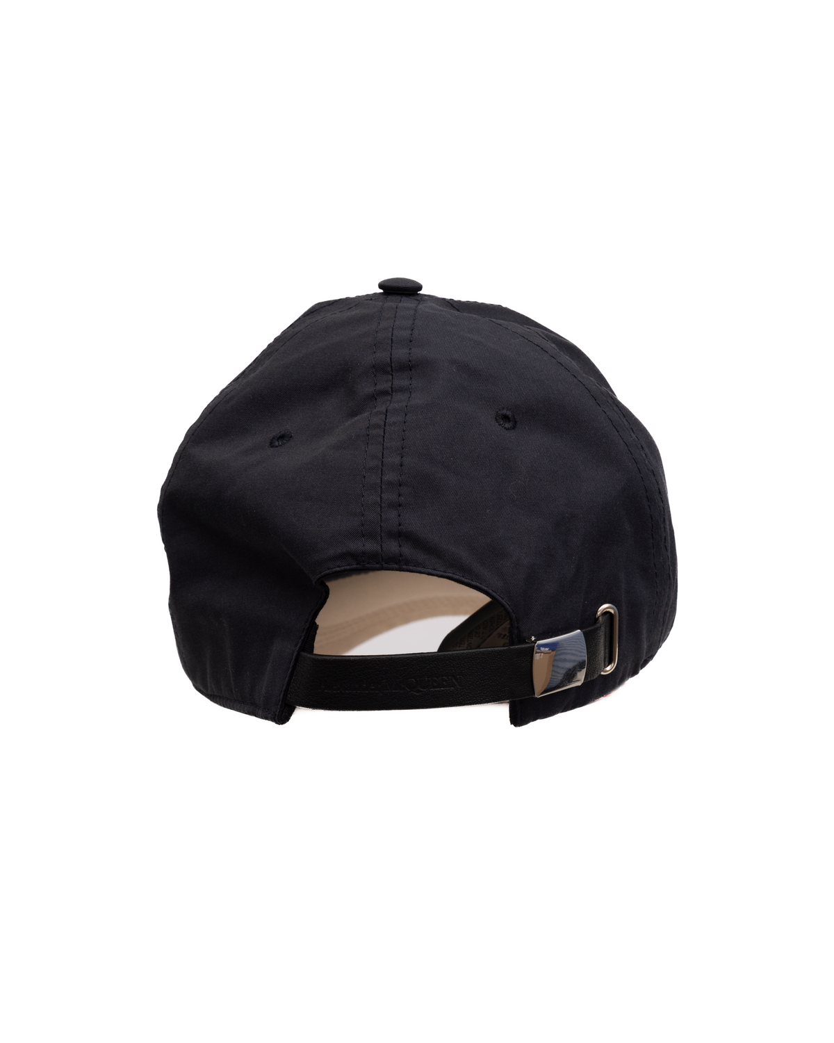 Casquette Alexander McQueen noire et rouge pour femme