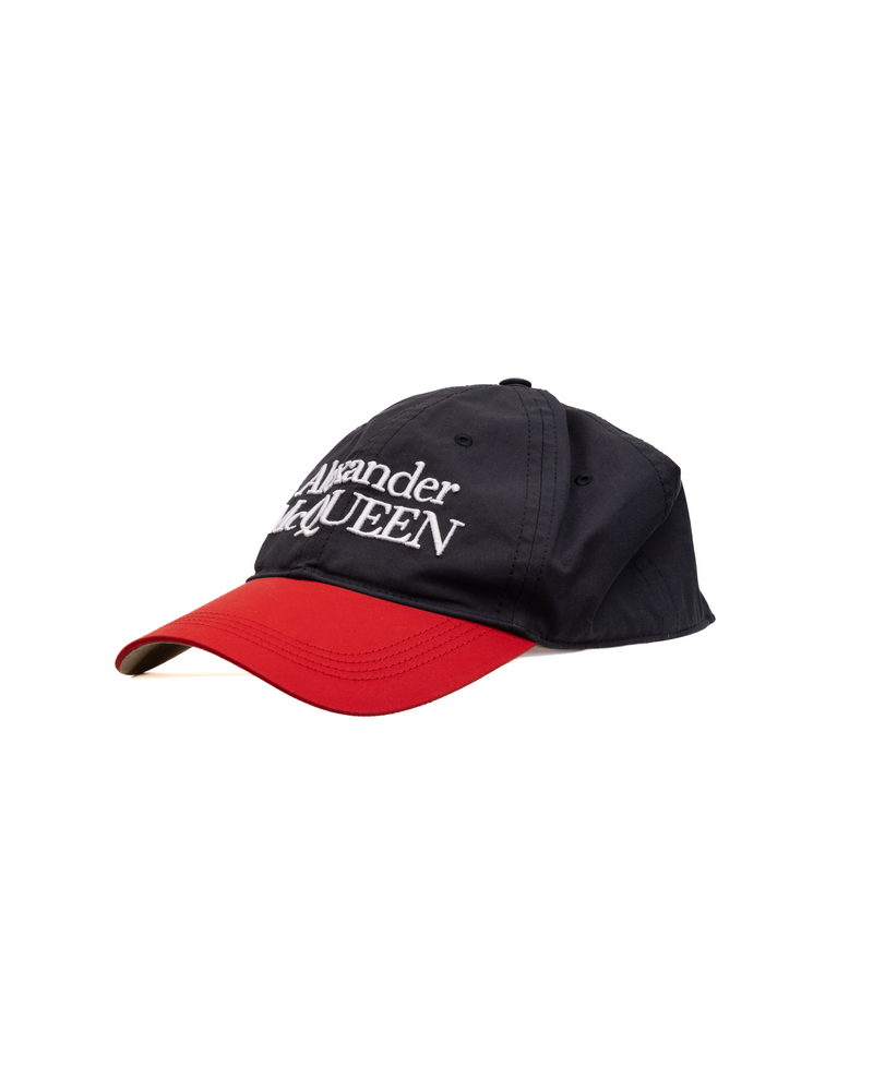Alexander McQueen Black and Red Women Cap