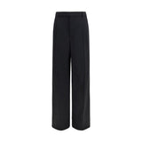 Pantalon de costume Oves Aries en laine noire Saint Laurent