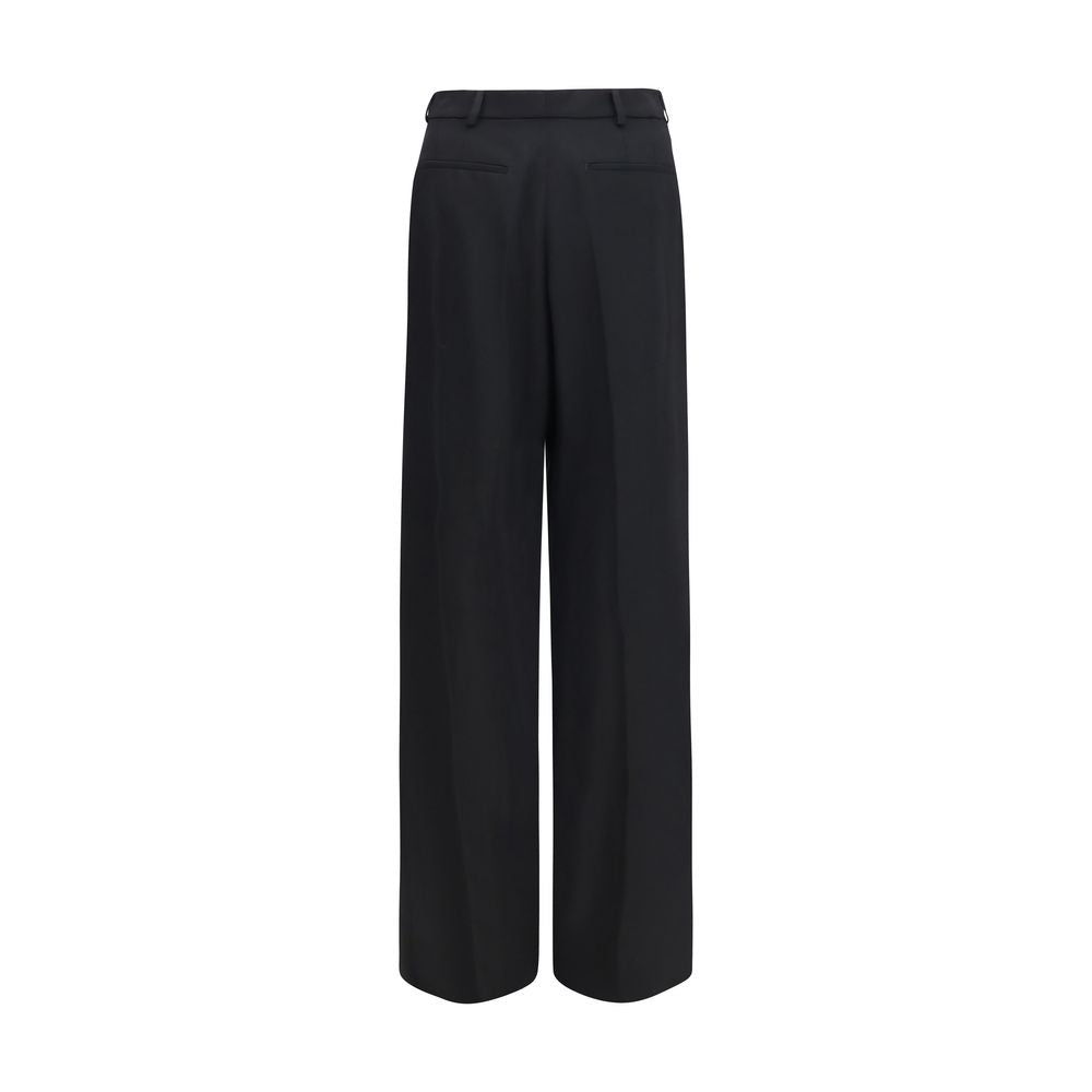Pantalon de costume Oves Aries en laine noire Saint Laurent