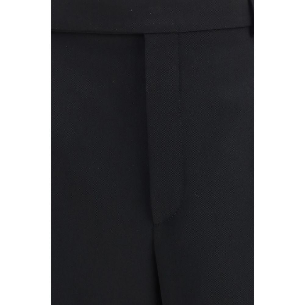 Pantalon de costume Oves Aries en laine noire Saint Laurent