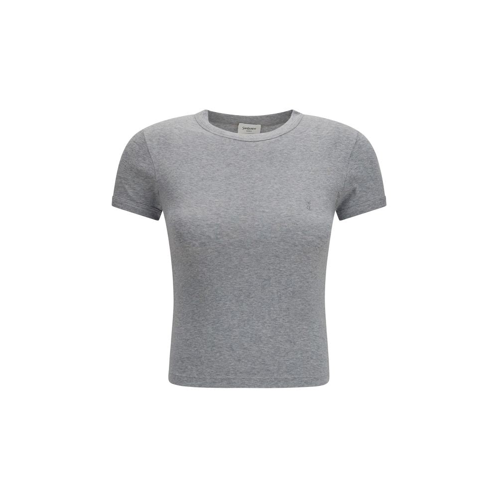 T-shirt Saint Laurent en coton gris