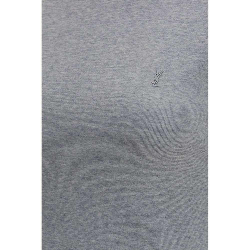 T-shirt Saint Laurent en coton gris