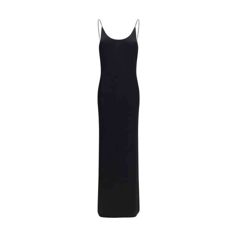 Saint Laurent Black Viscose Casual Dress