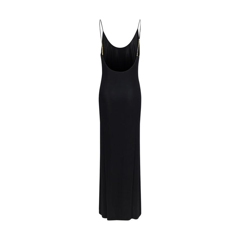 Saint Laurent Black Viscose Casual Dress