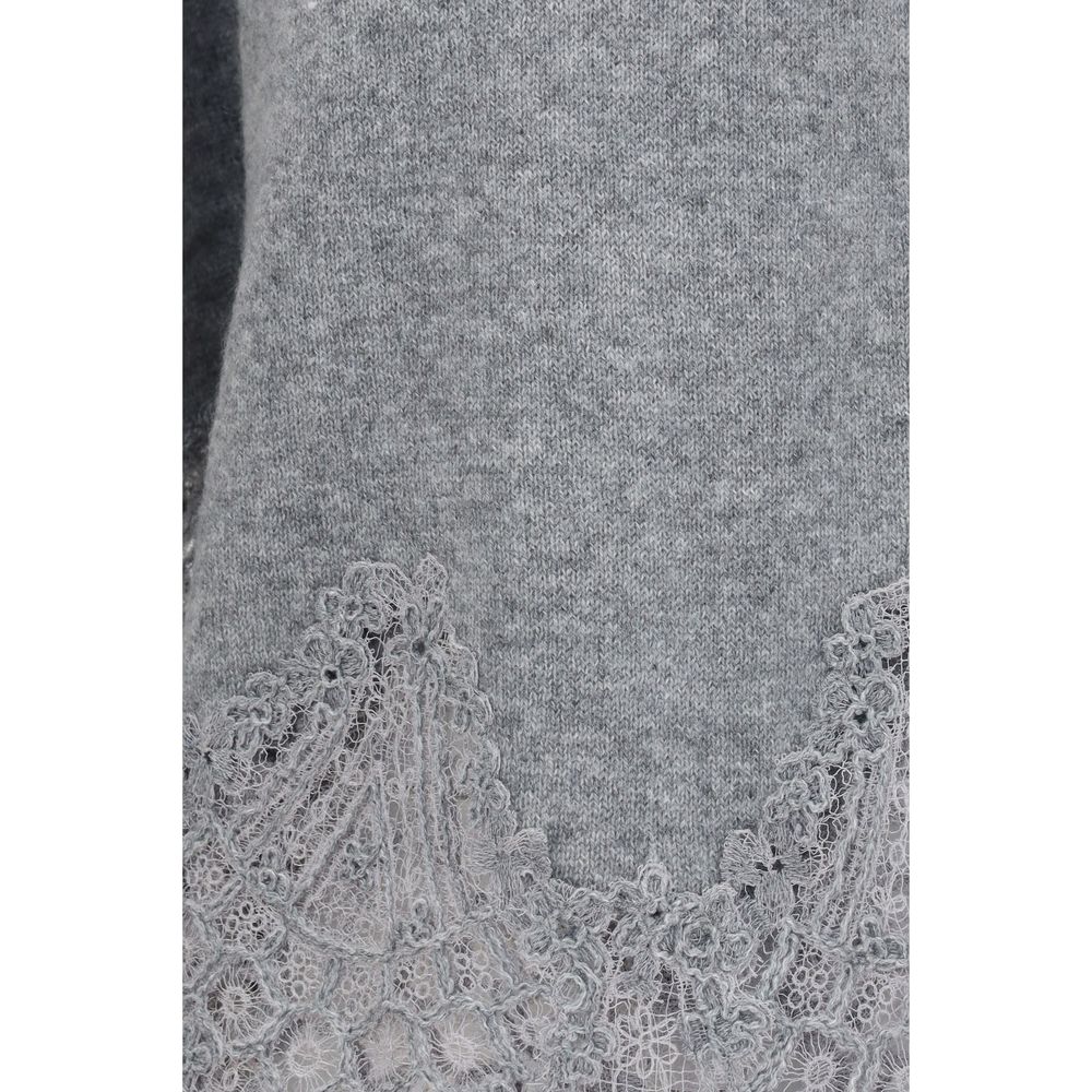 Pull Ermanno Scervino en cachemire gris