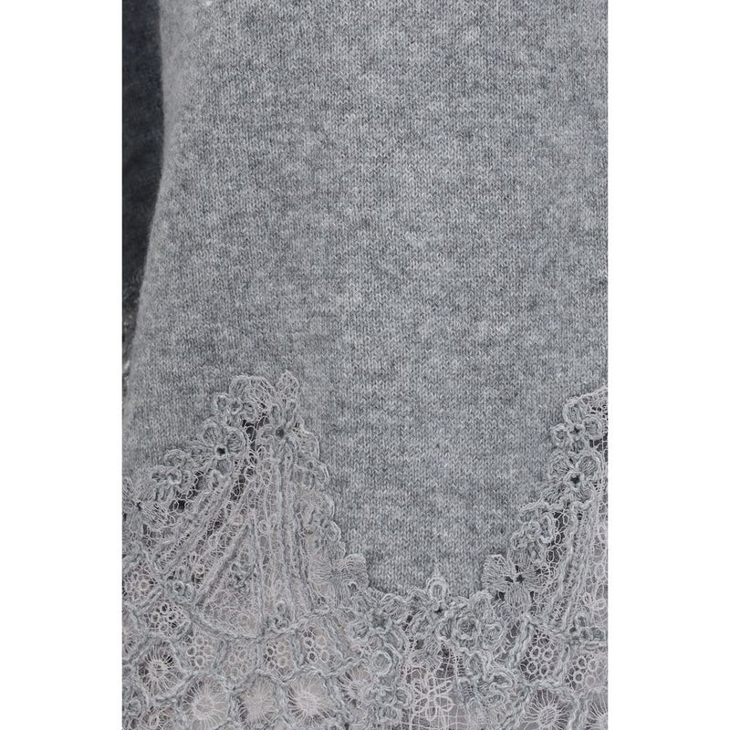 Ermanno Scervino Gray Cashmere Sweater
