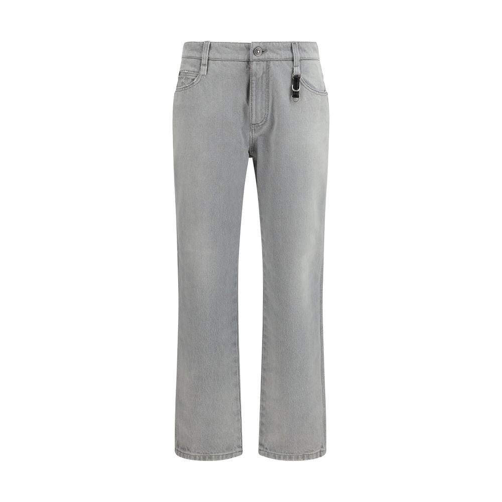 Jean boyfriend Ermanno Scervino en coton gris