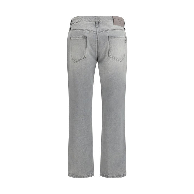 Ermanno Scervino Gray Cotton Boyfriend Jeans