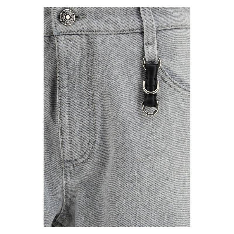 Ermanno Scervino Gray Cotton Boyfriend Jeans