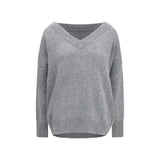 Sweat-shirt gris en cachemire Ermanno Scervino