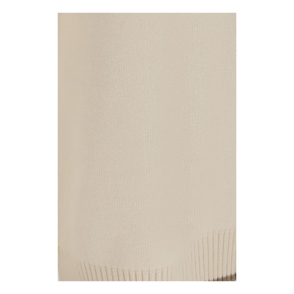 Pantalon décontracté Brunello Cucinelli en cachemire blanc