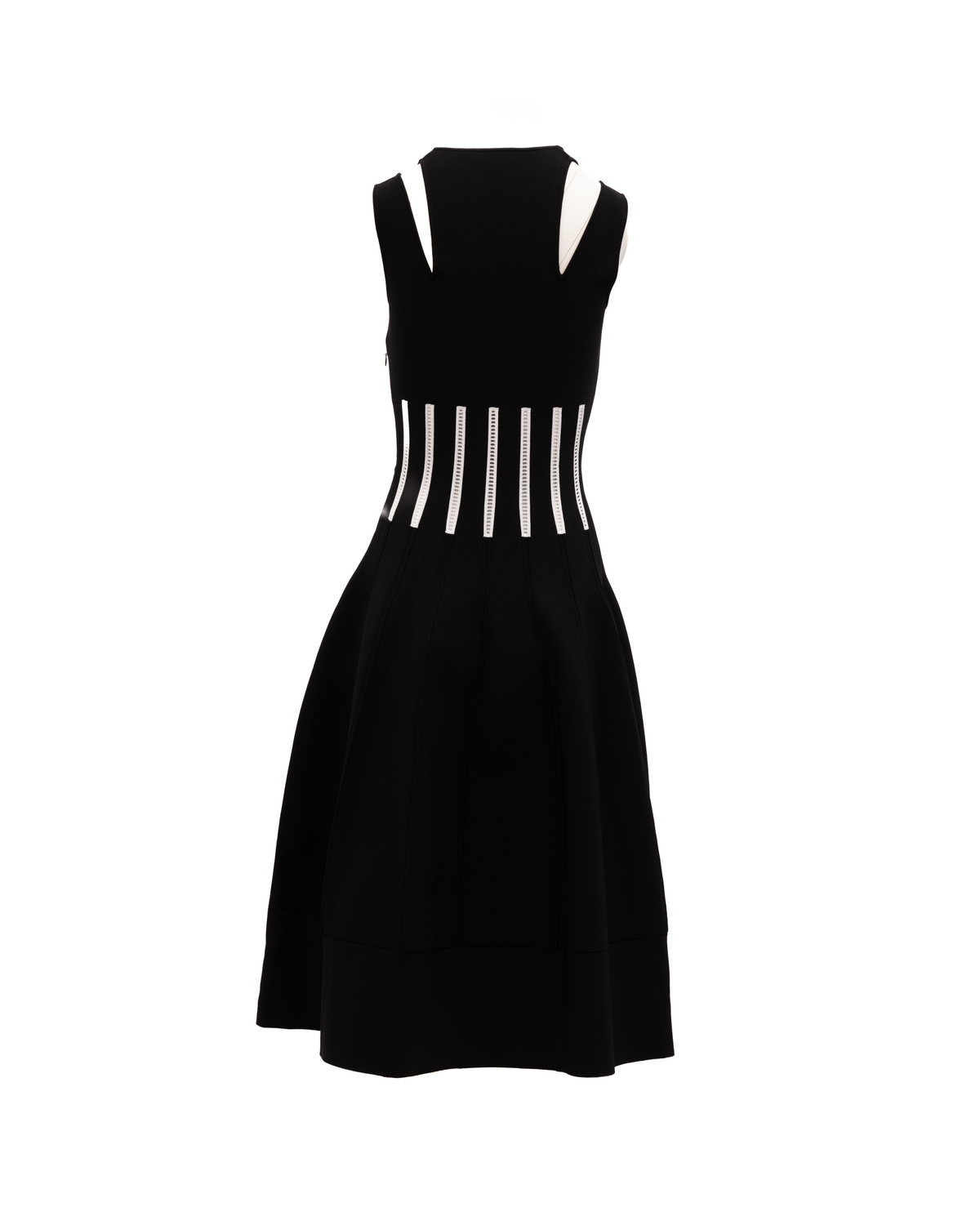 Robe Alexander McQueen noire en viscose pour femme