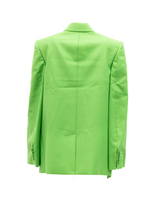 Blazer en laine vert Alexander McQueen pour femme