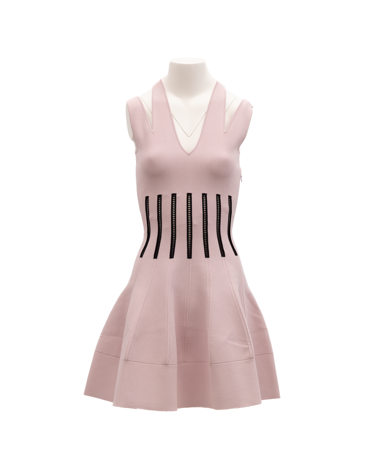 Robe rose en viscose Alexander McQueen pour femme