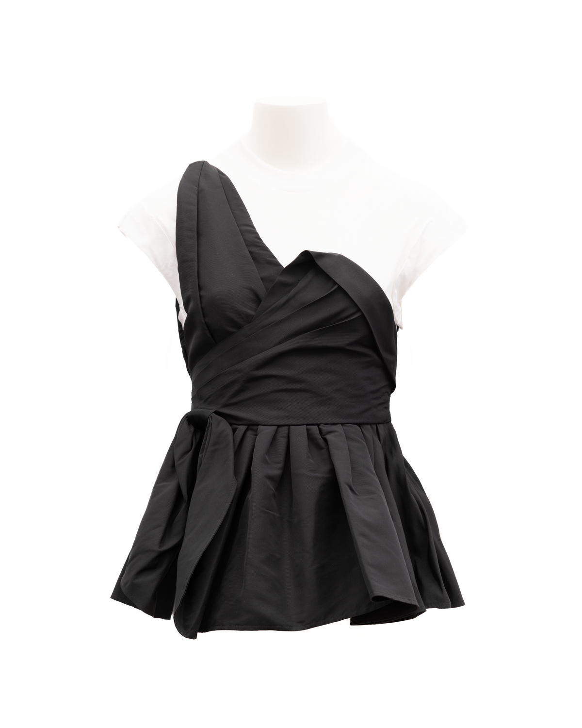 Top en polyester noir Alexander McQueen pour femme