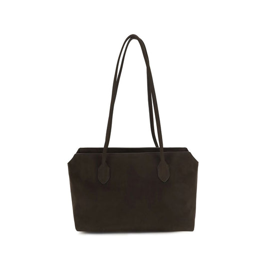 The Row Brown Calf Leather Bos Taurus Shoulder Bag