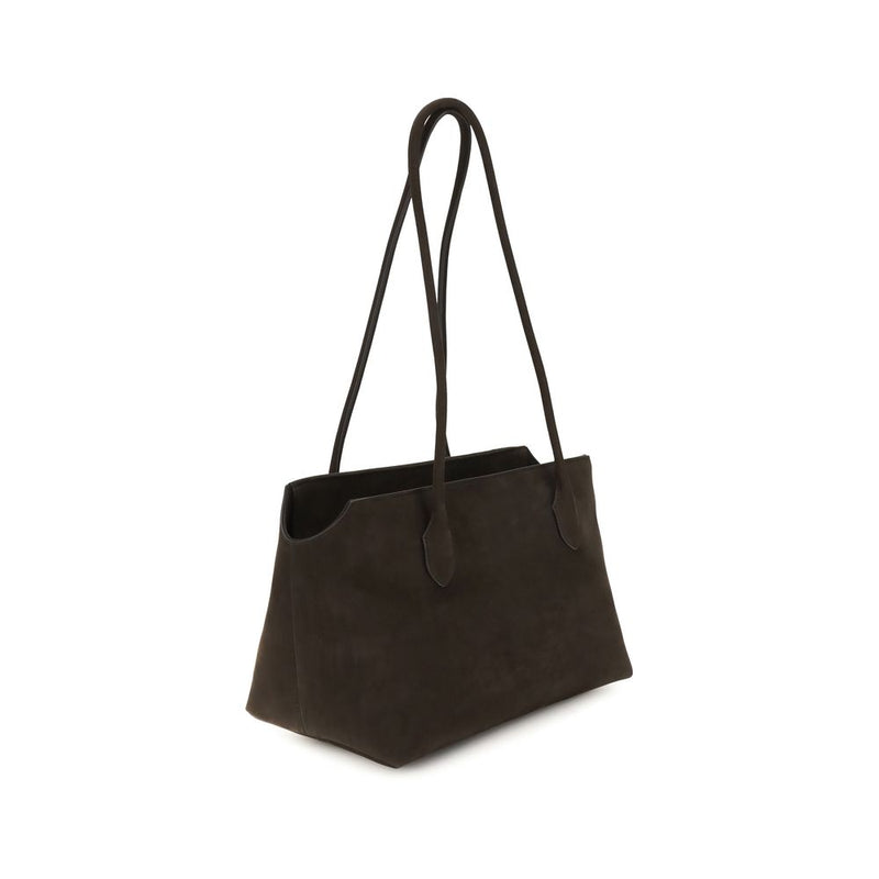 The Row Brown Calf Leather Bos Taurus Shoulder Bag