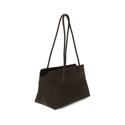 The Row Brown Calf Leather Bos Taurus Shoulder Bag