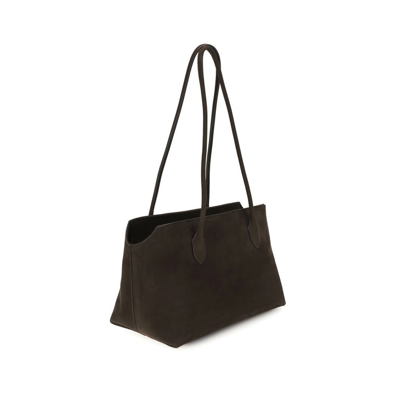 The Row Brown Calf Leather Bos Taurus Shoulder Bag