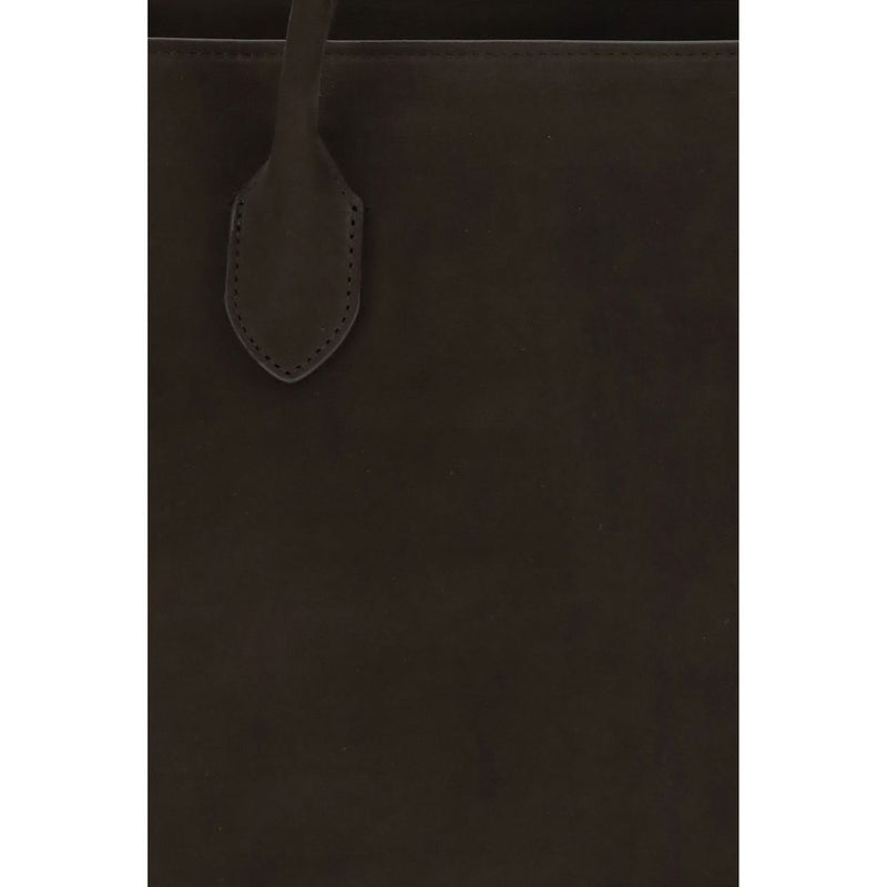 The Row Brown Calf Leather Bos Taurus Shoulder Bag