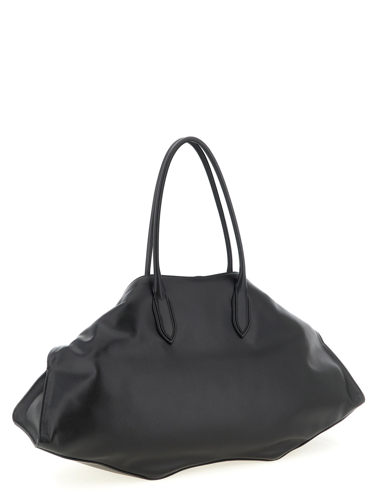 Sac porté épaule Alexander McQueen en cuir de veau noir