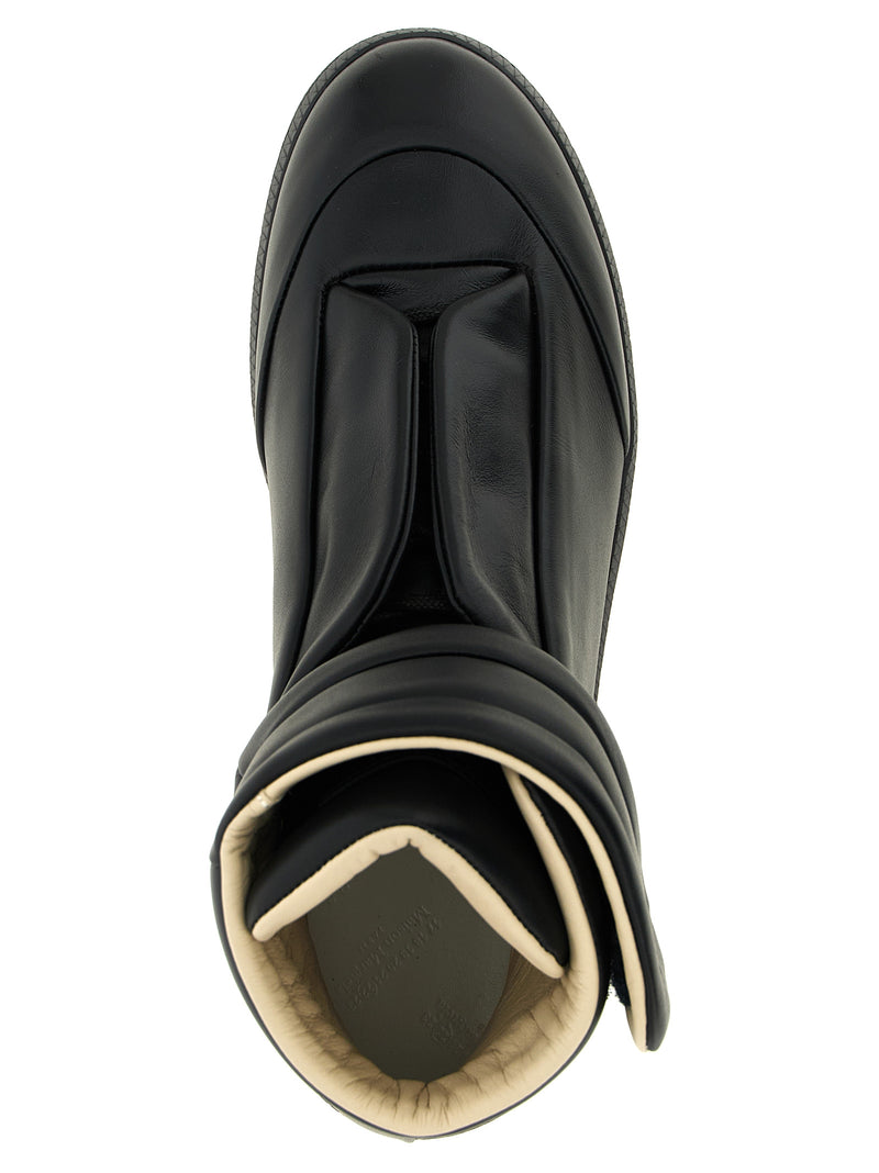 Maison Margiela Black Calfskin Chunky Sneakers
