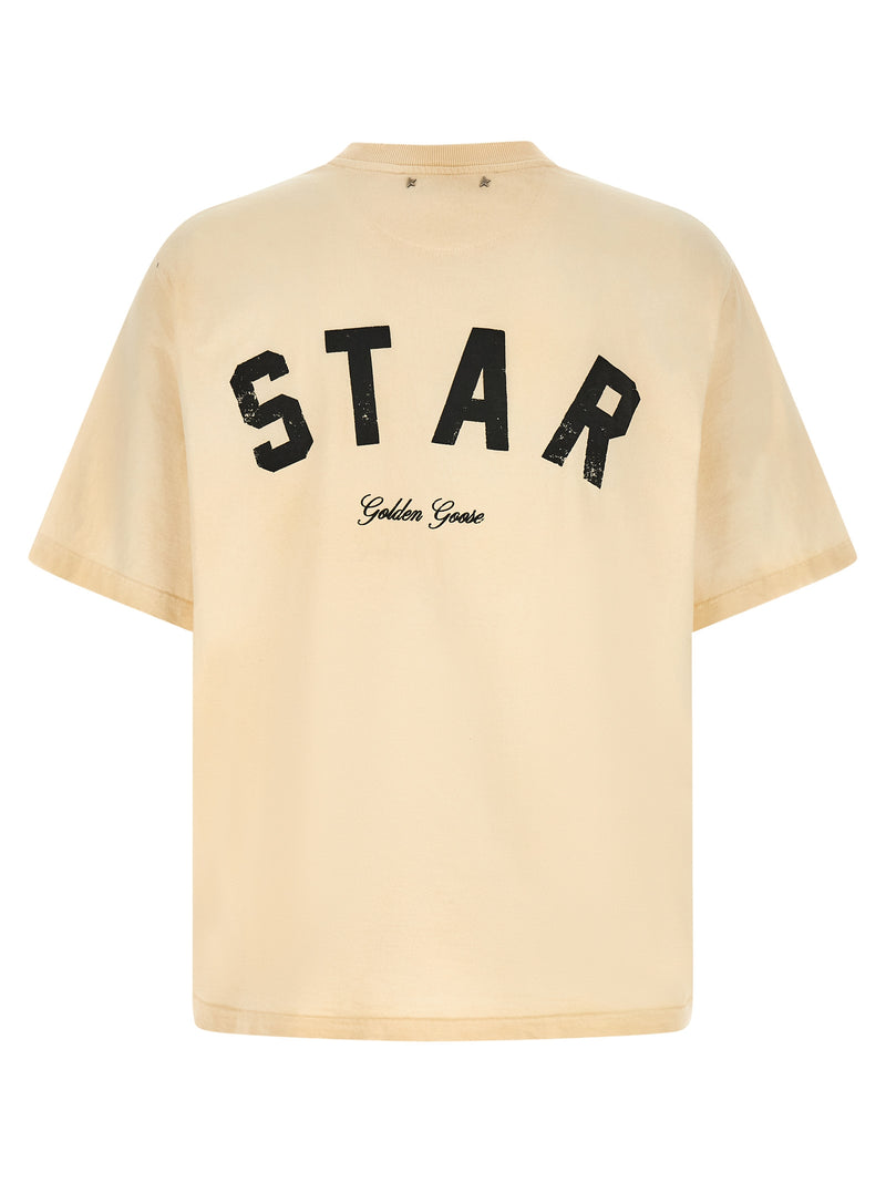 Golden Goose Beige Cotton T-Shirt