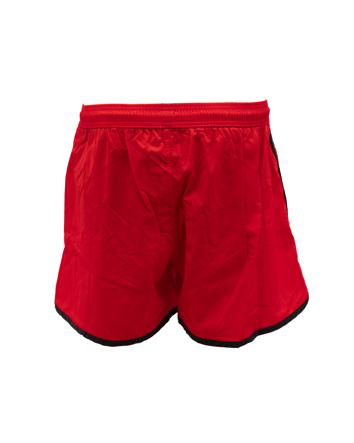 Short de bain Alexander McQueen rouge en polyamide