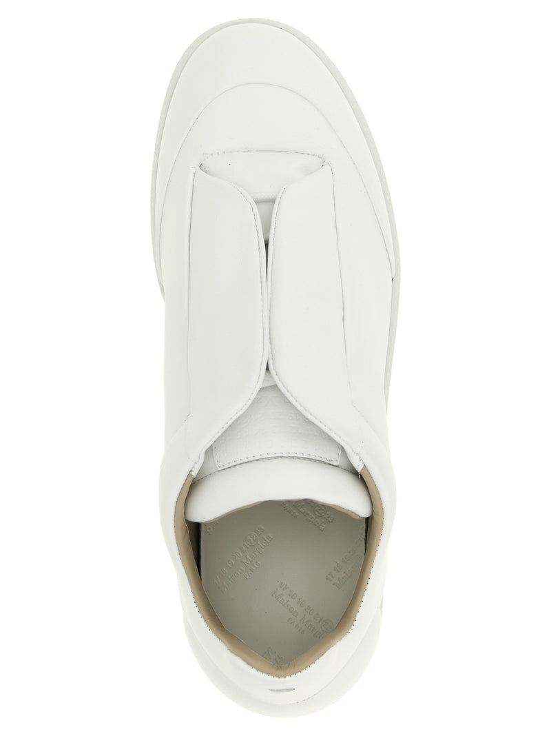 Maison Margiela White Calfskin Low Top Sneakers