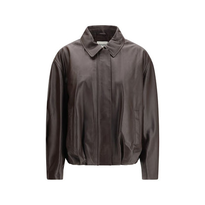 Arma Brown Leather Bomber
