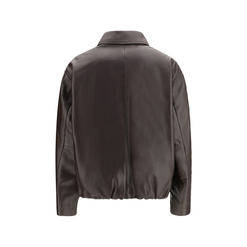Arma Brown Leather Bomber